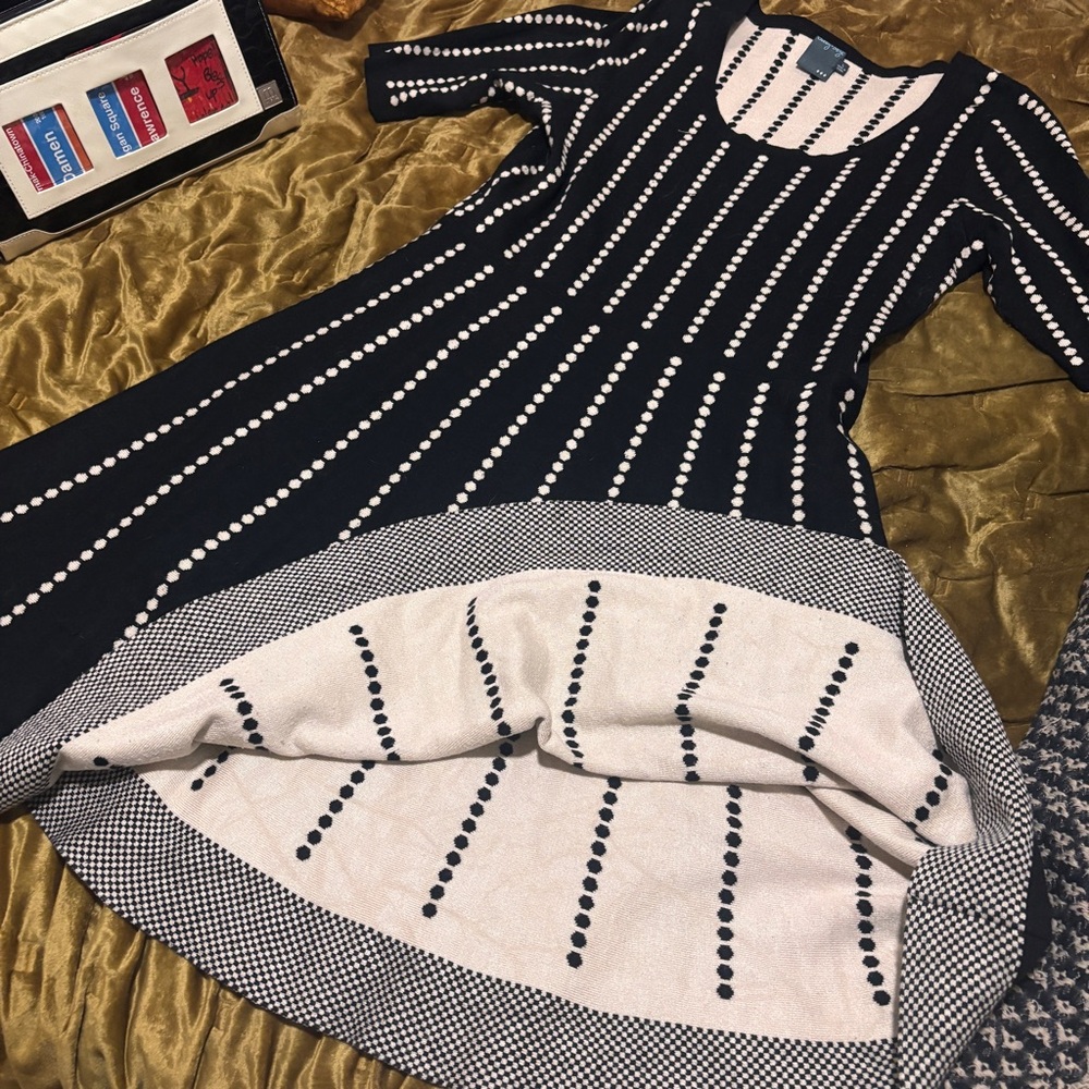 Gabby Skye Polka Dot Dress - Large - Retro Vintage 1950’s - Black & White